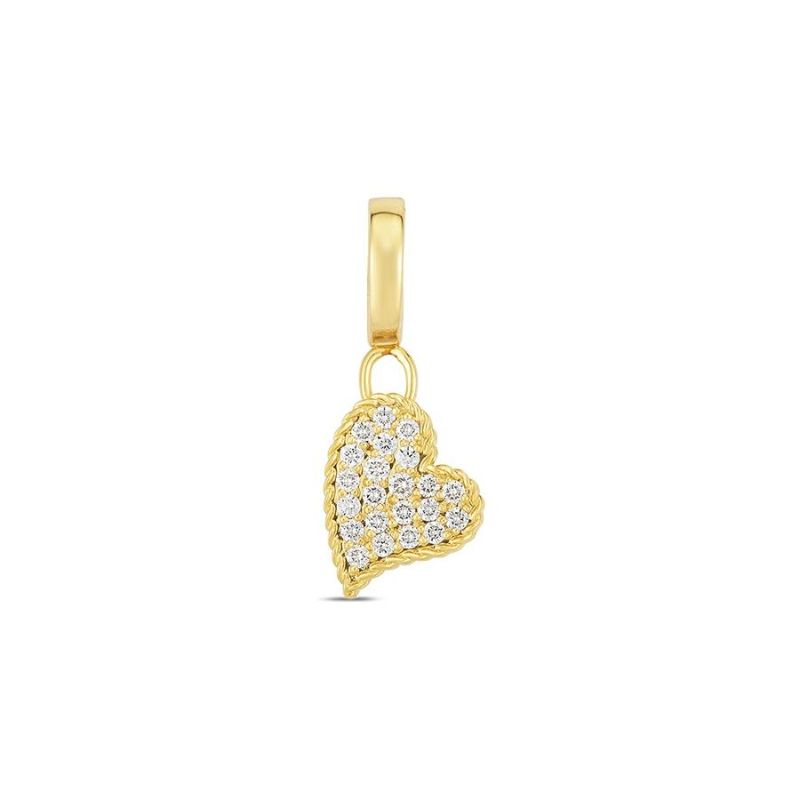 Roberto Coin 18K Gold & Diamond Princess Heart Charm