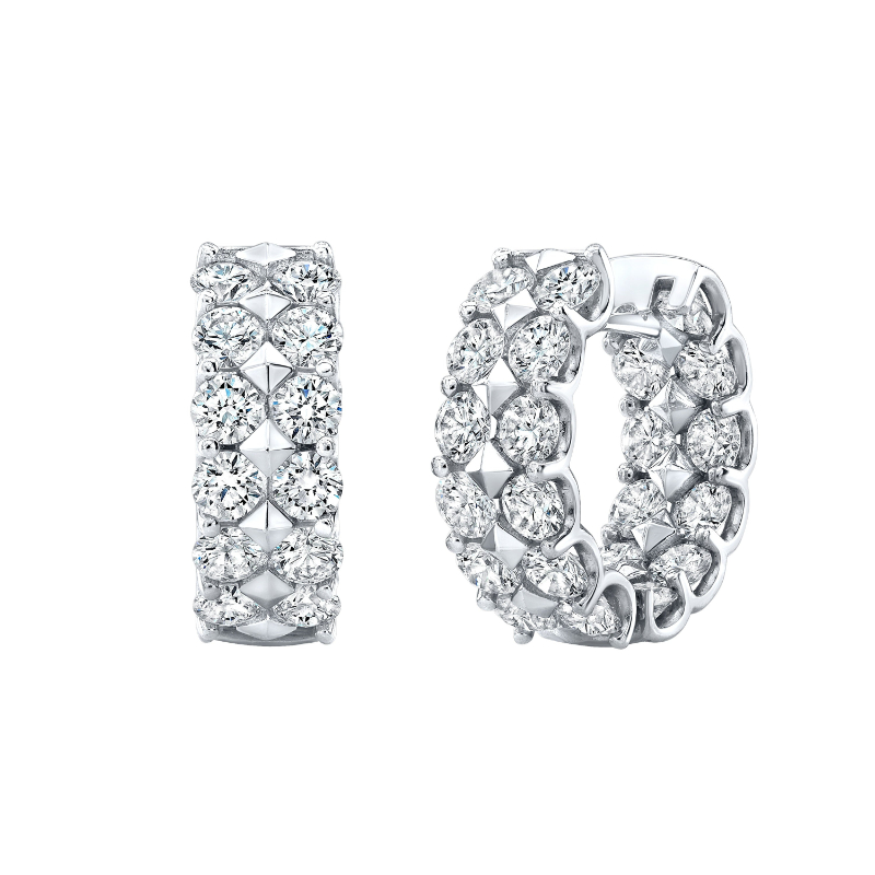 Diamond Huggie Earring 7.01ctw