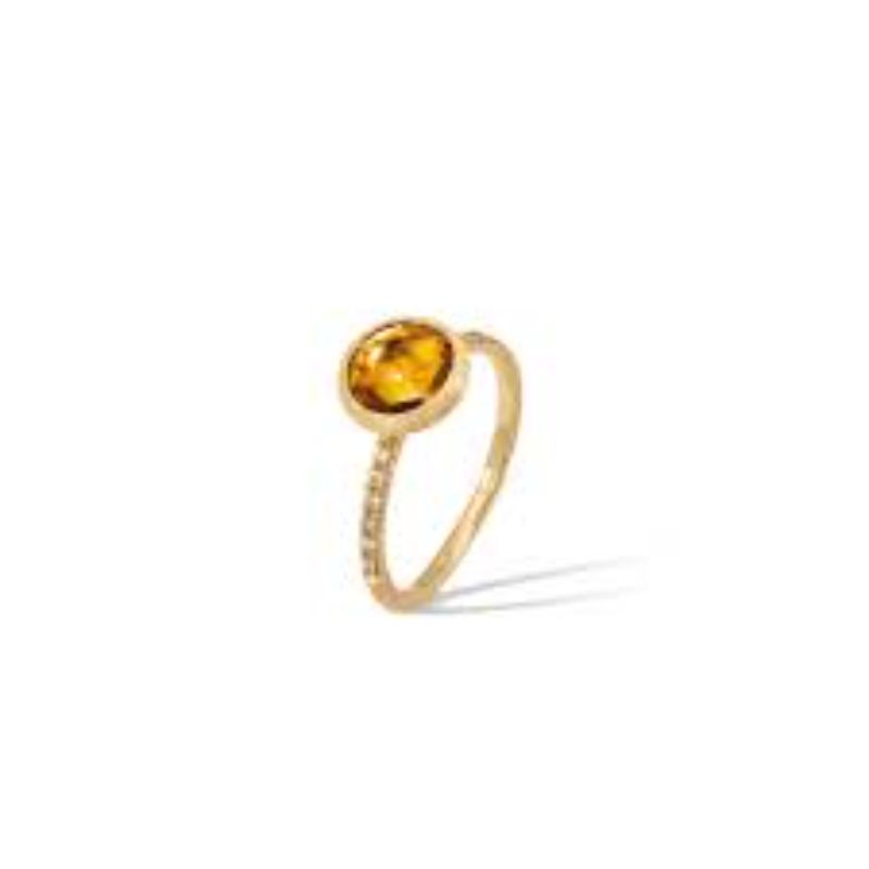 Jaipur Citrine Stackable Ring