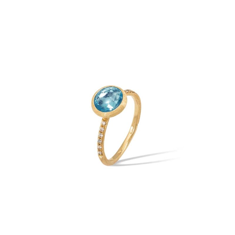 Jaipur Blue Topaz Stackable Ring