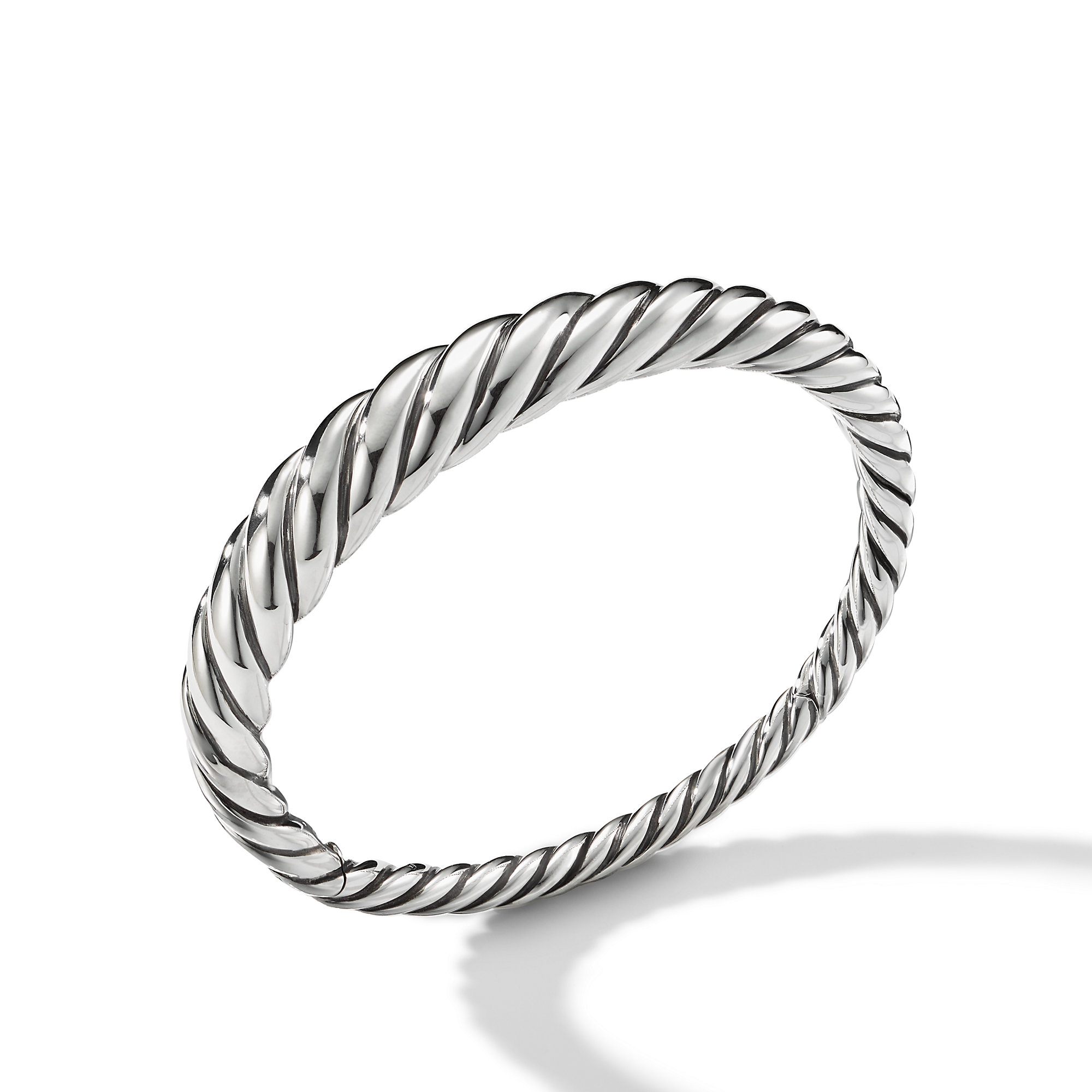 Pure Form® Cable Bracelet in Sterling Silver, 9.5mm