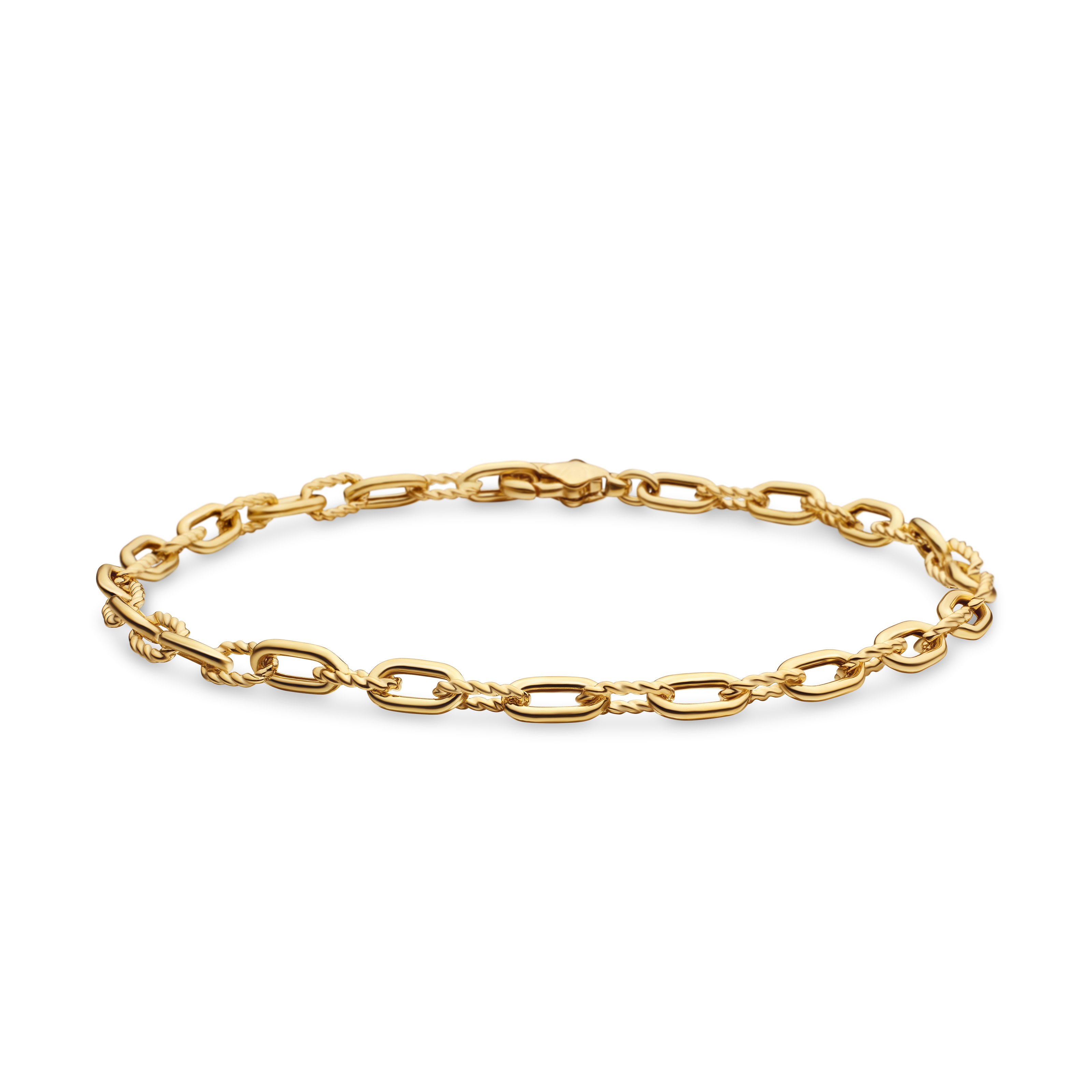 DY Madison® Chain Bracelet in 18K Yellow Gold, 3mm