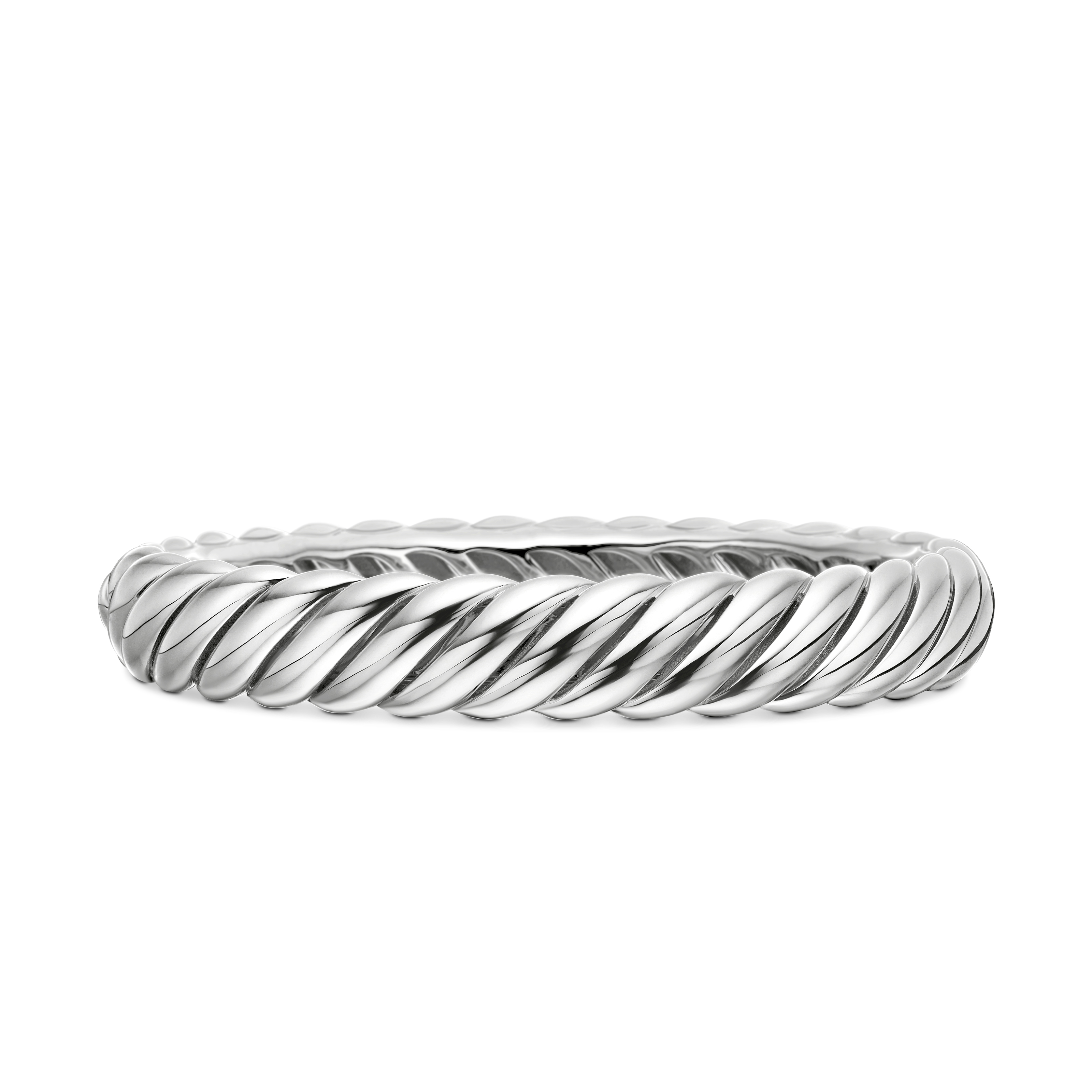 Sculpted Cable Bracelet in Sterling Silver