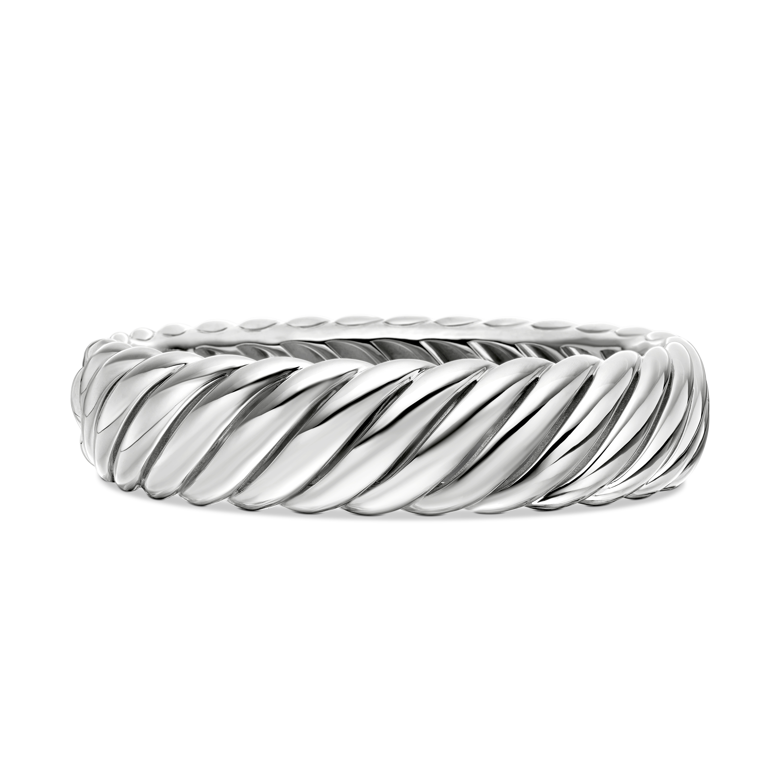 Sculpted Cable Bracelet in Sterling Silver