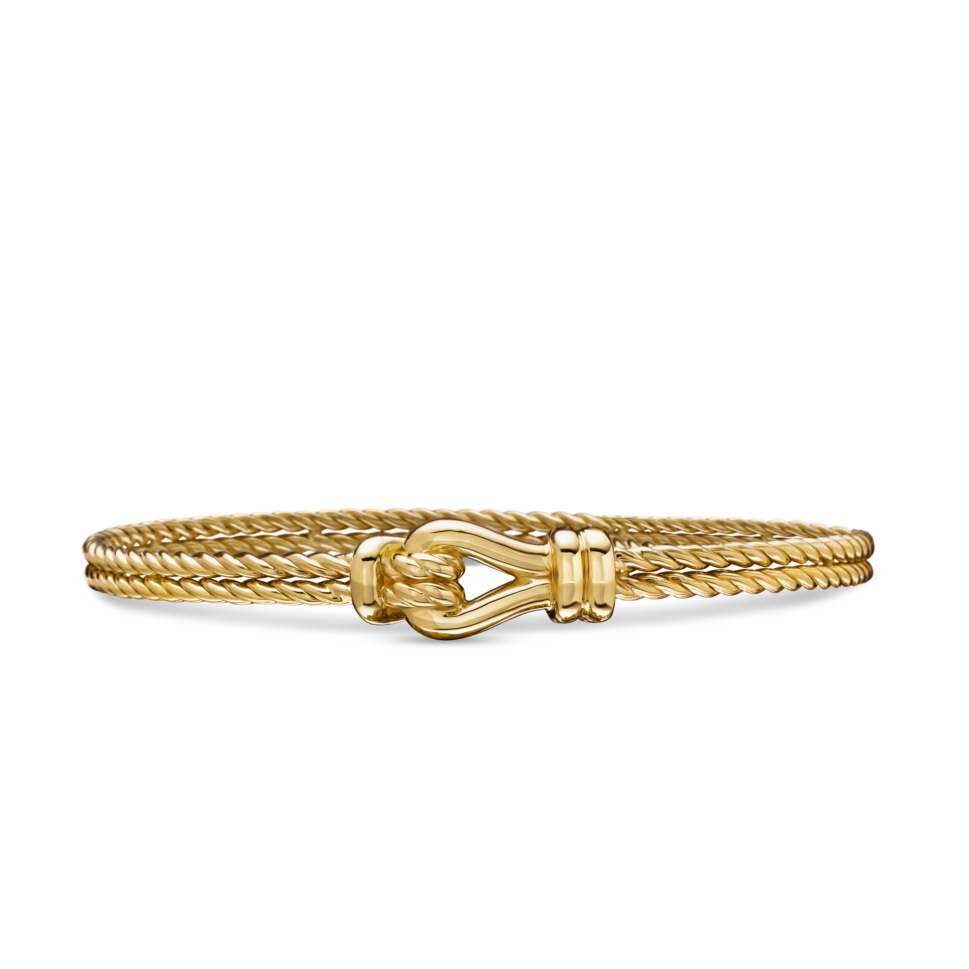 Thoroughbred Loop Bracelet in 18K Yellow Gold, 4.5mm