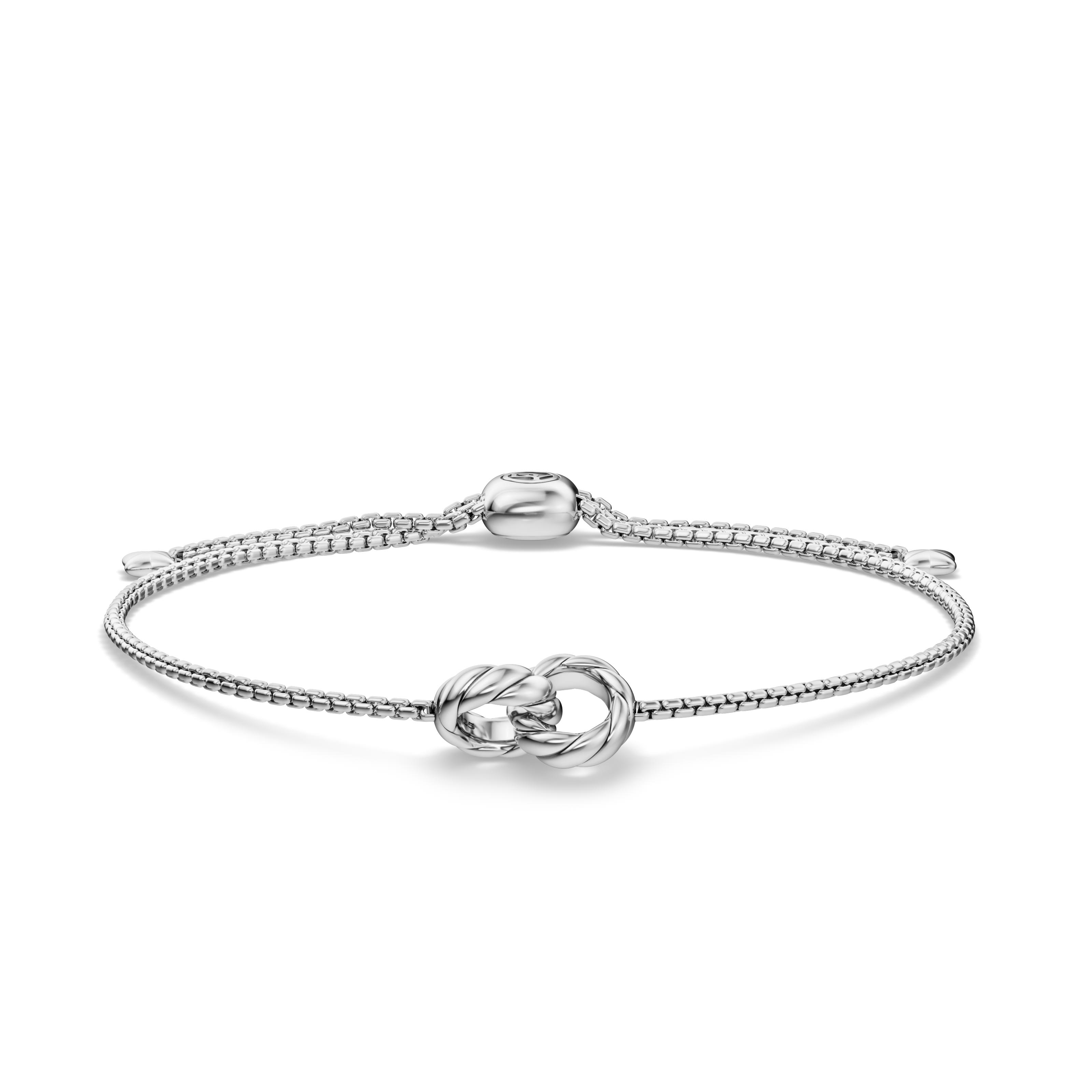 Sculpted Cable Chain Bracelet in Sterling Silver, 8mm