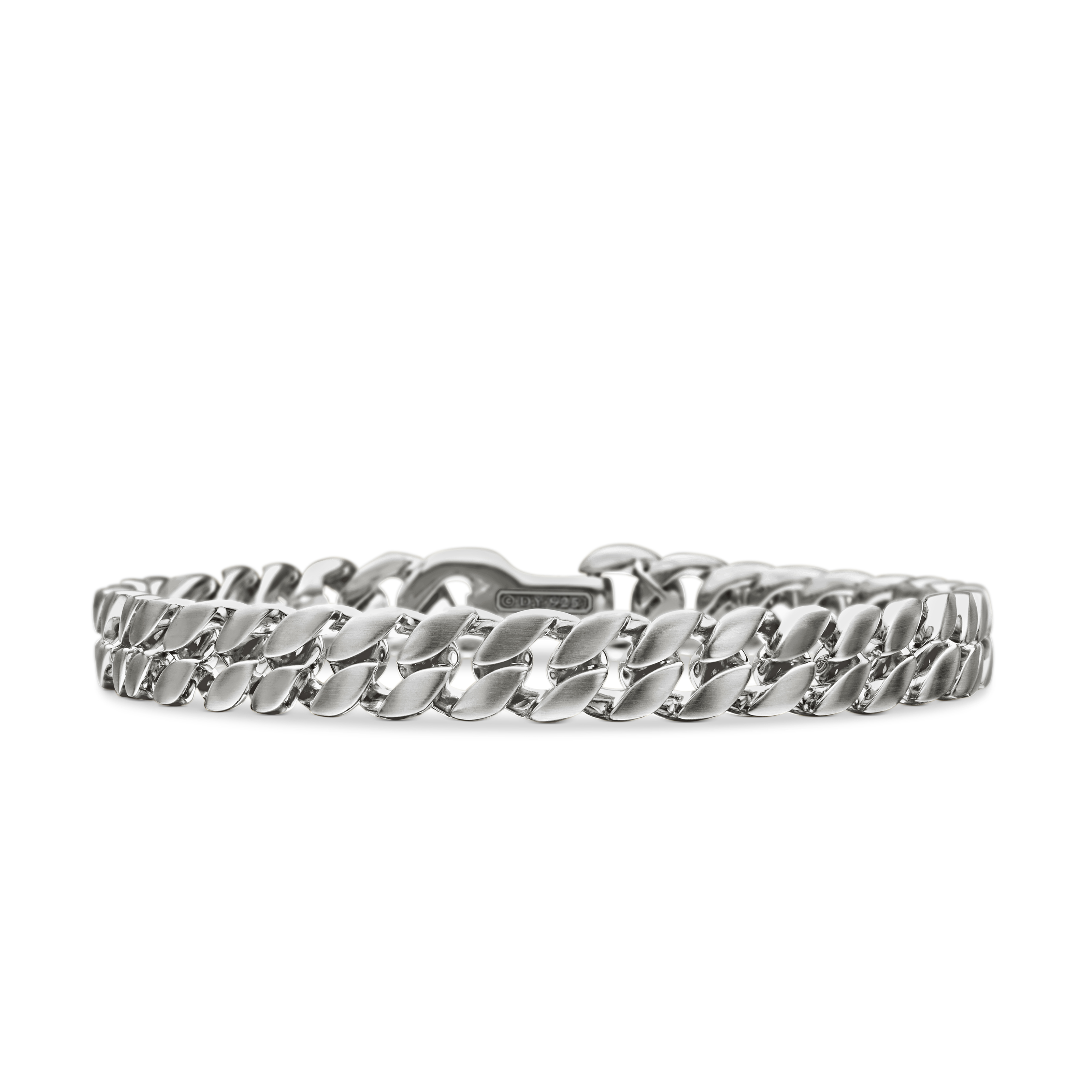 Curb Chain Bracelet in Sterling Silver, 8mm