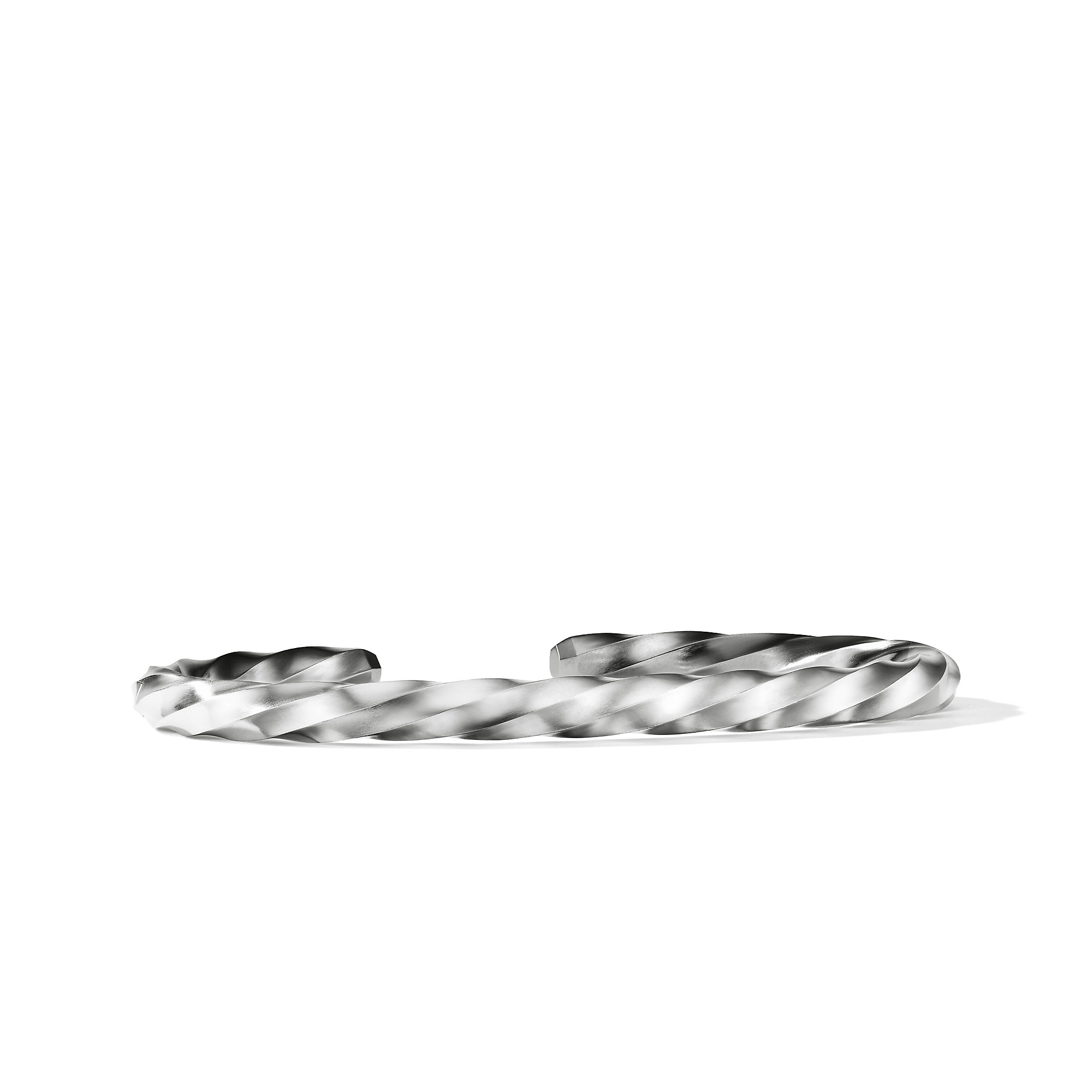 Cable Edge® Cuff Bracelet in Sterling Silver, 5.5mm