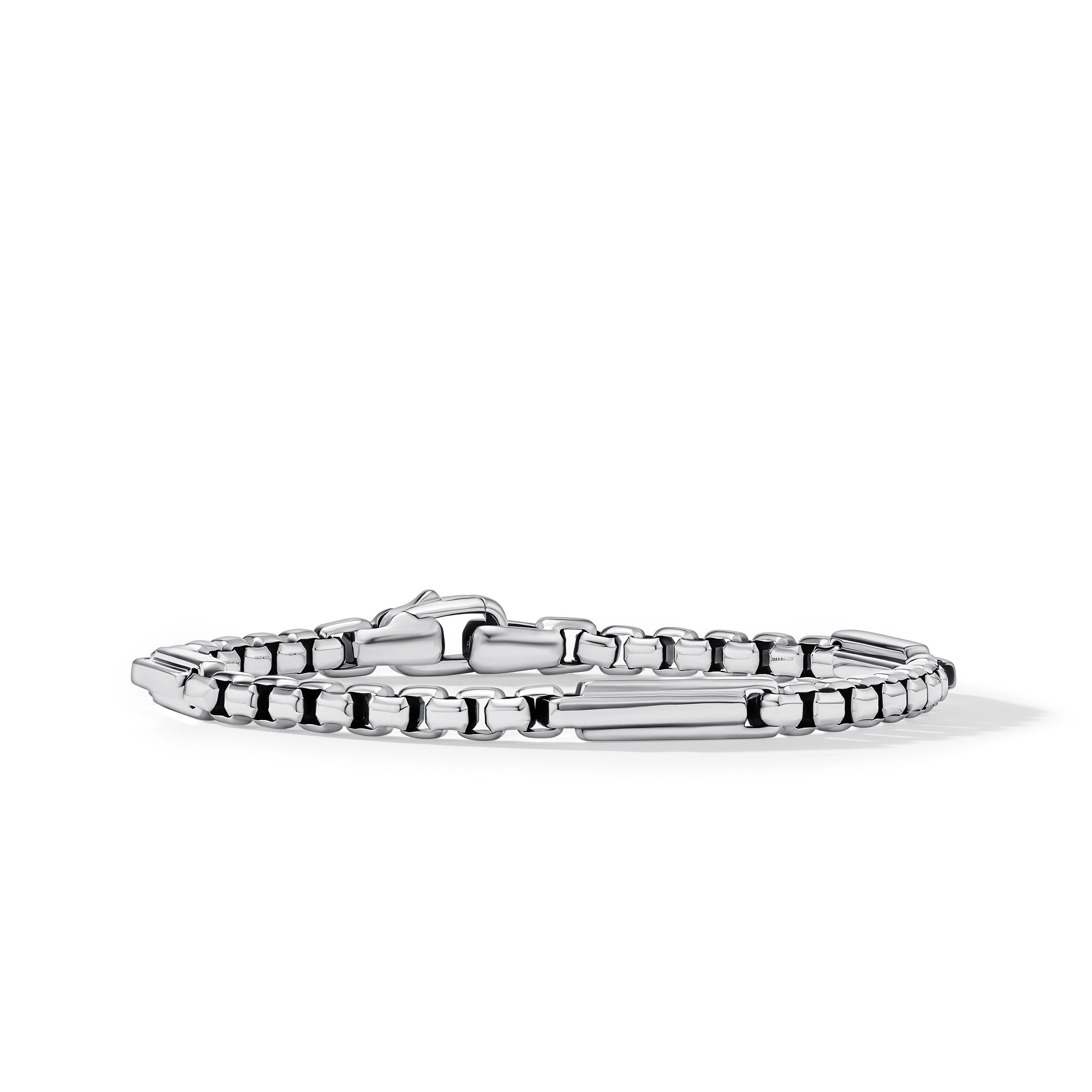 Streamline® Station Box Chain Bracelet in Sterling Silver