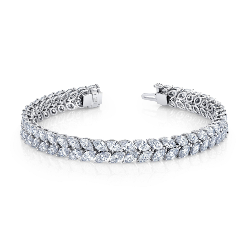 Marquise Cut Diamond Bracelet