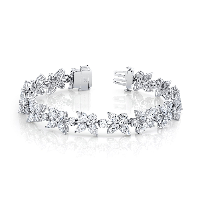 Floral Diamond Bracelet