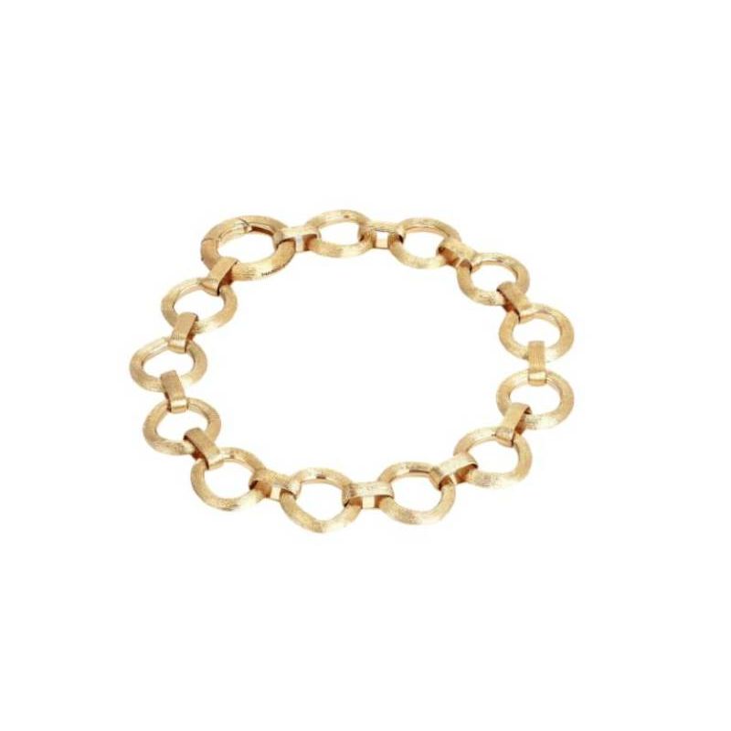 Jaipur Yellow Gold Flat Link Bracelet