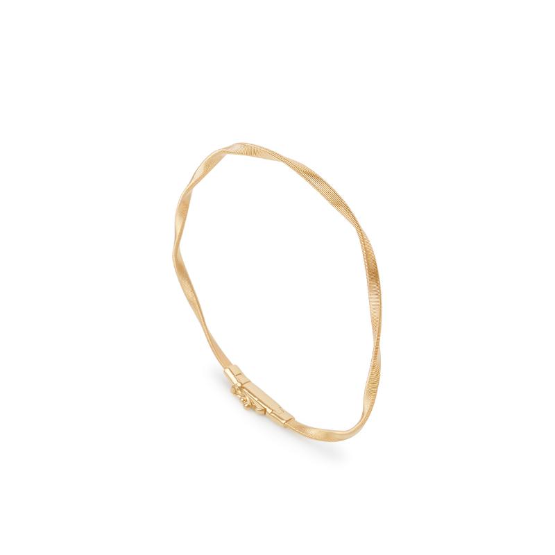 18K Yellow Gold Twisted Coil Bracelet