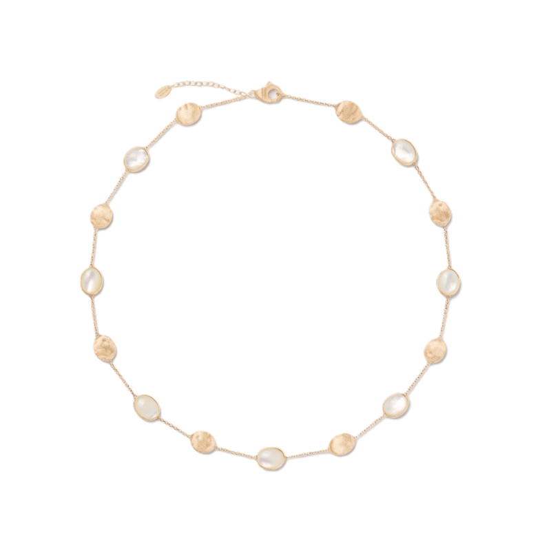 Siviglia Necklace With Oval Elements And Mother-Of-Pearl