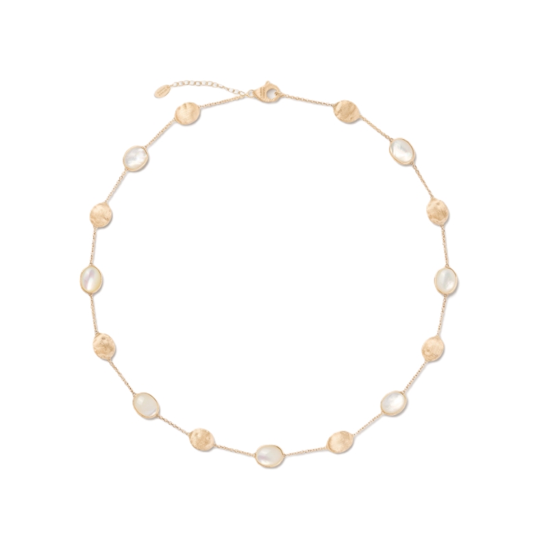 Siviglia Necklace With Oval Elements And Mother-Of-Pearl