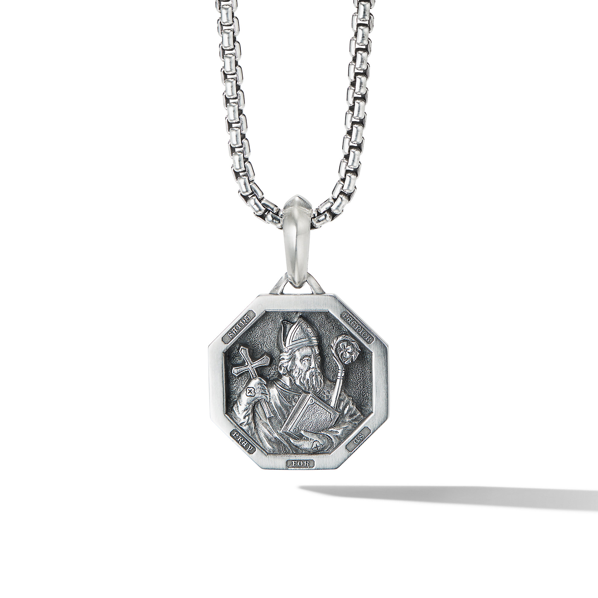 St. Patrick Amulet in Sterling Silver