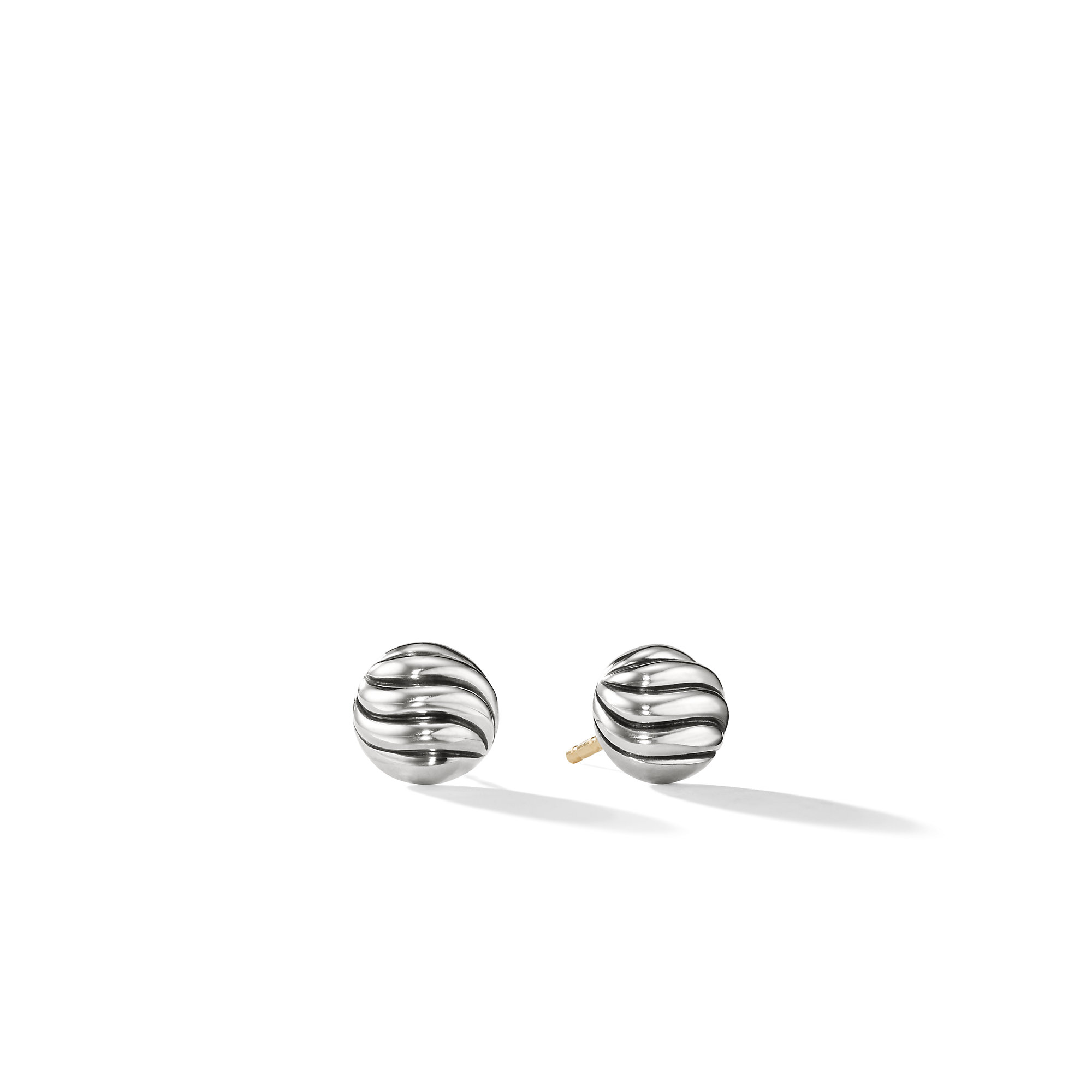 Sculpted Cable Stud Earrings