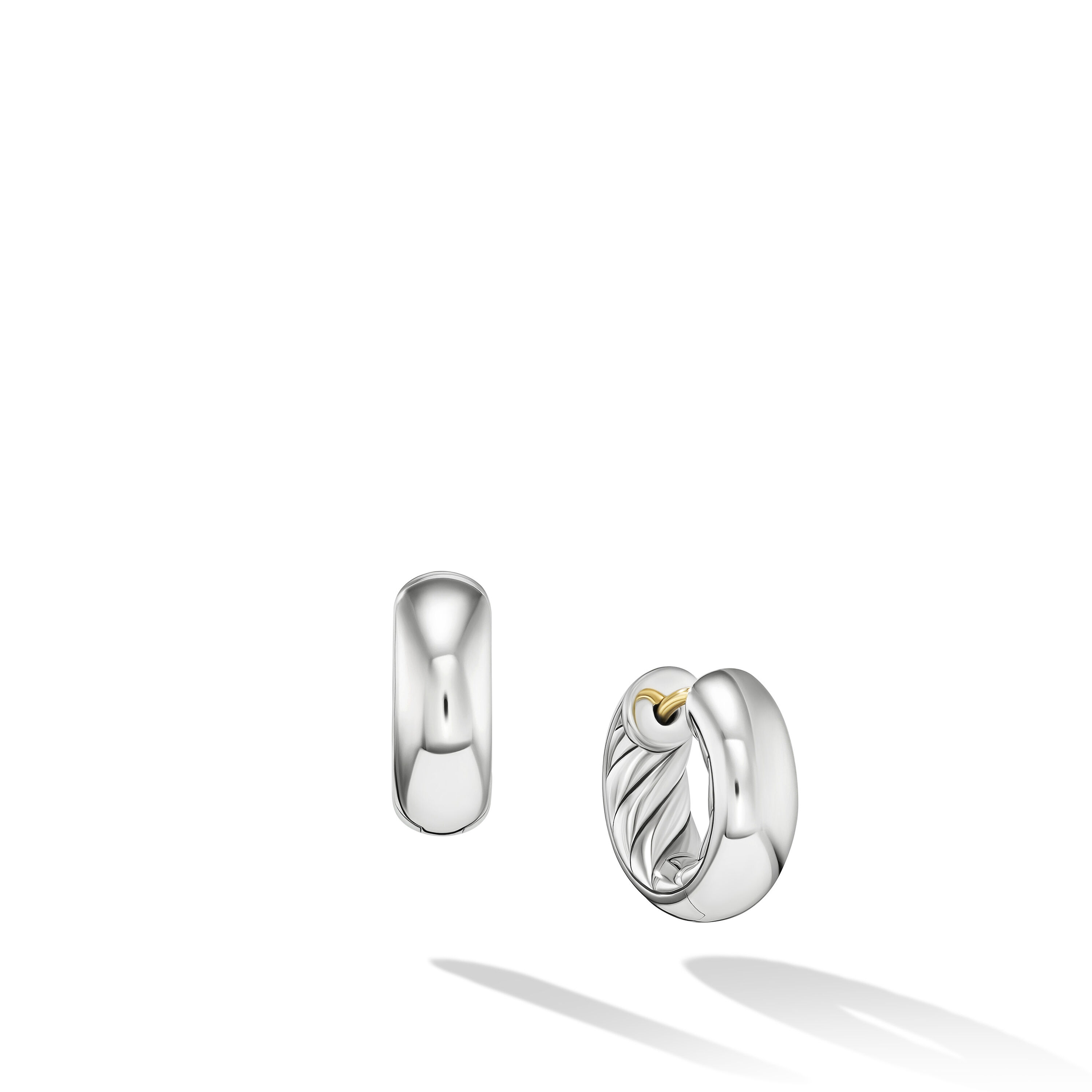 DY Mercer™ Micro Hoop Earrings in Sterling Silver, 13.4mm