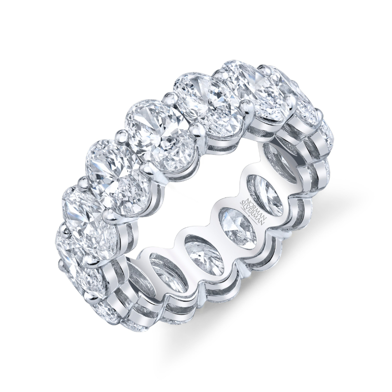 9 Carat Platinum Eternity Band