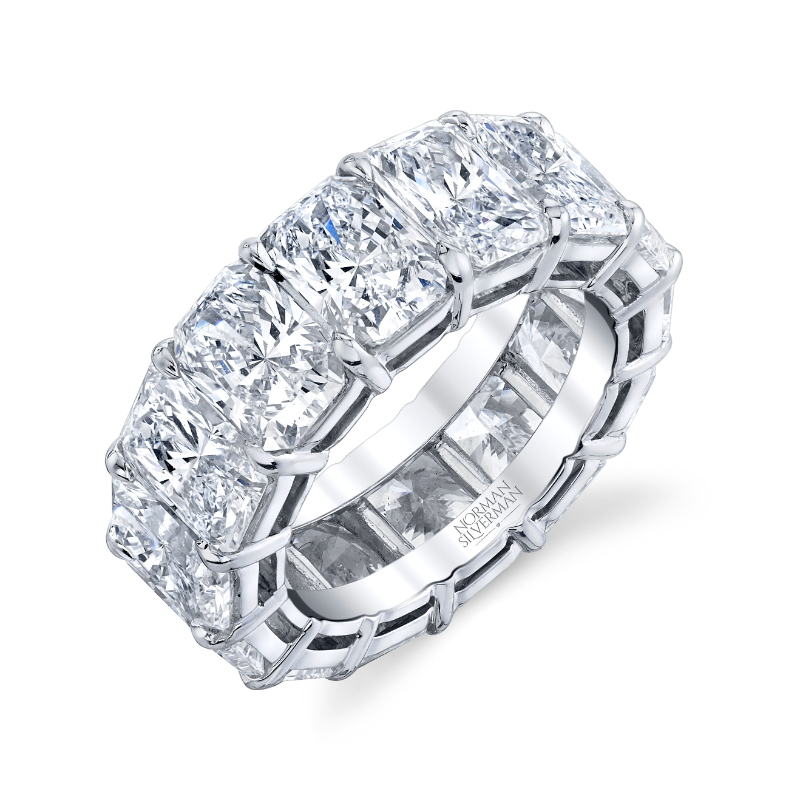 14.30 Carat Platinum Eternity Band