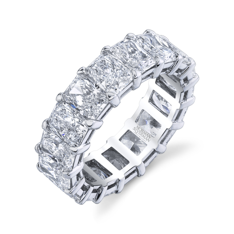 9 Carat Platinum Eternity Band