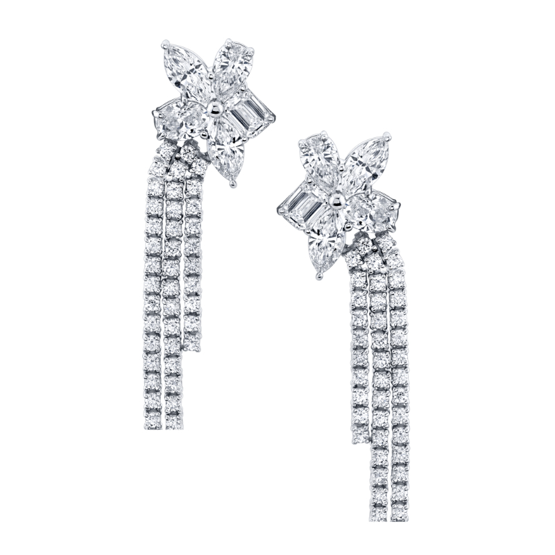 Shooting Star 4 Carat Diamond Earrings