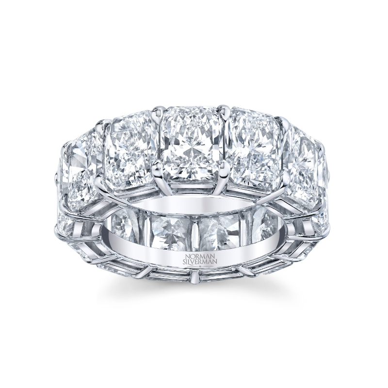 22.17 Carat Radiant Cut Diamond Eternity Band