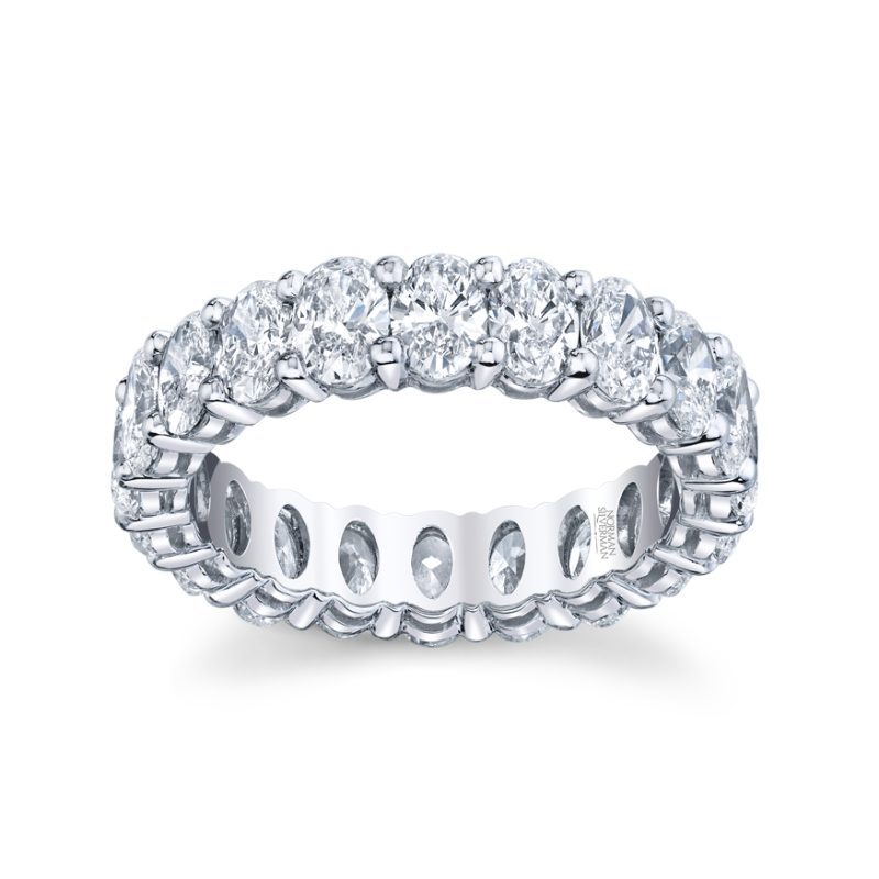 Oval Cut Eternity Band