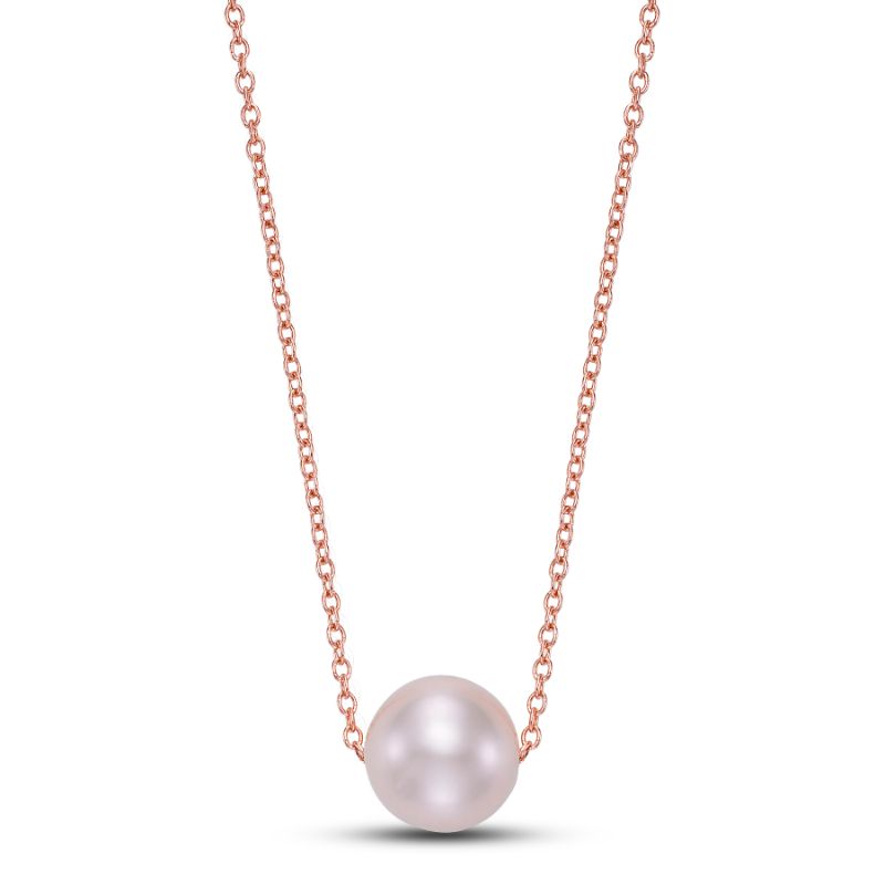 Floating Pearl Pendant Necklace