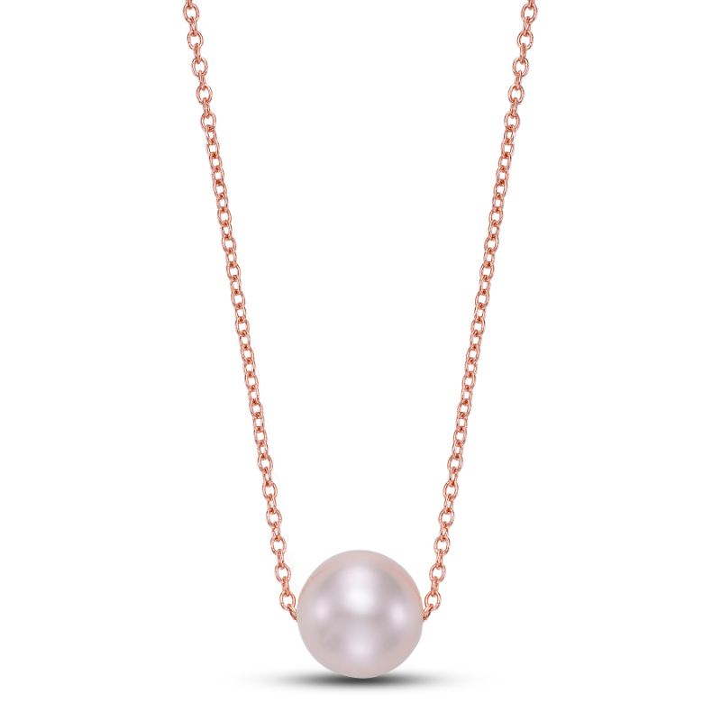 Floating Pearl Pendant Necklace