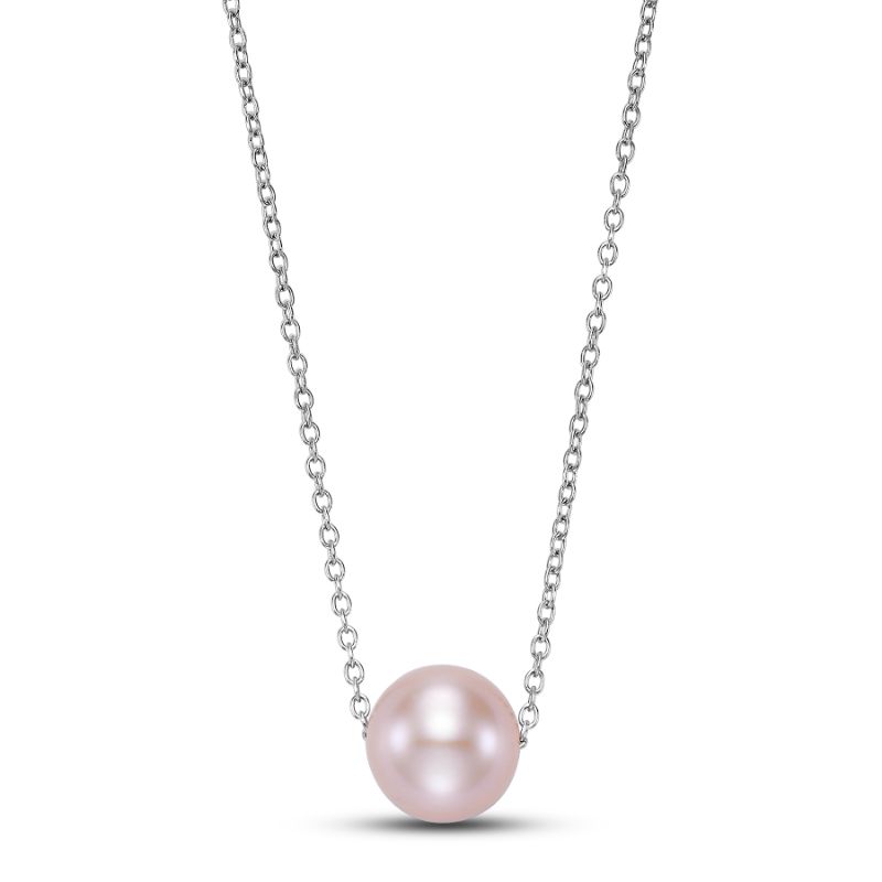 Floating Pearl Pendant Necklace