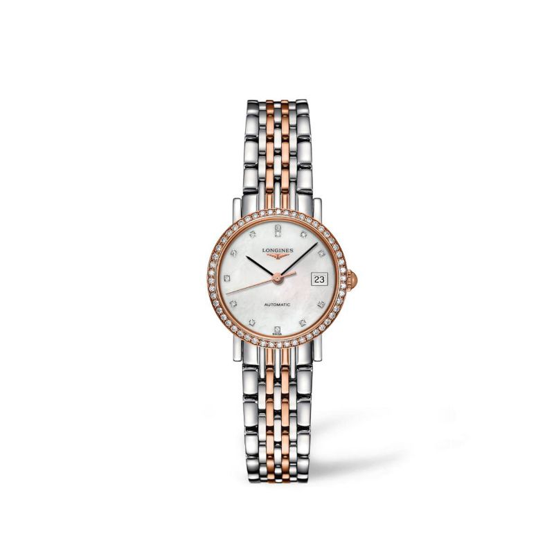 The Longines Elegant Collection 25mm Stainless steel/18k gold Automatic