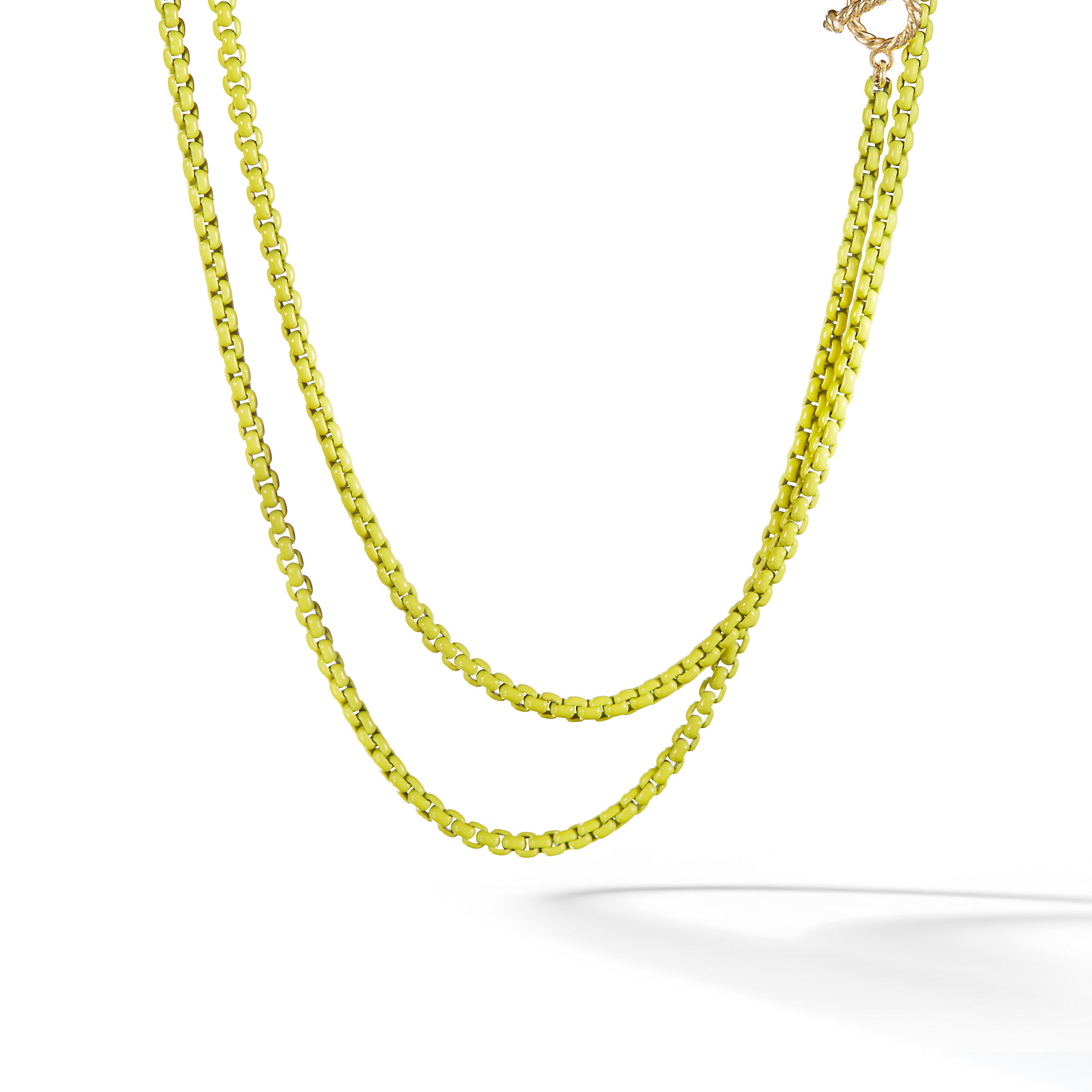 DY Bel Aire Chain Necklace in Yellow with 14K Yellow Gold Accents