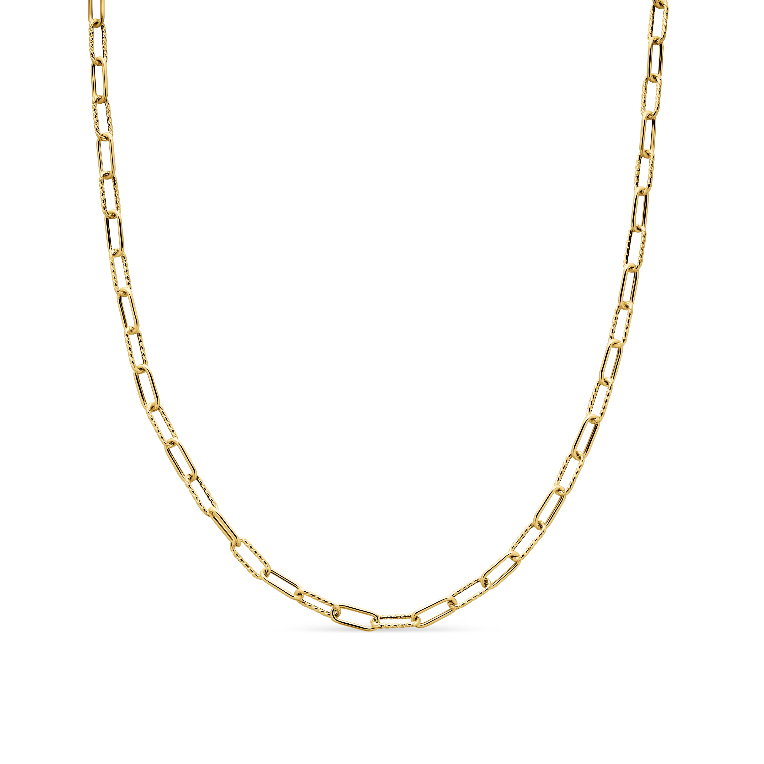 DY Madison® Chain Necklace in 18K Yellow Gold, 4mm