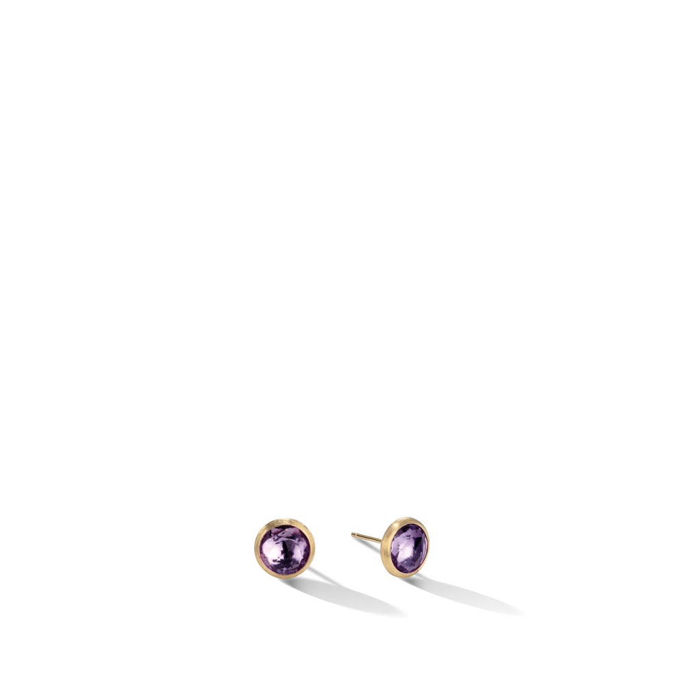 Jaipur Amethyst Petite Stud Earrings