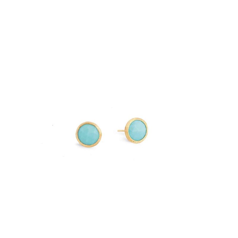 Jaipur White Mother of Pearl Petite Stud Earrings