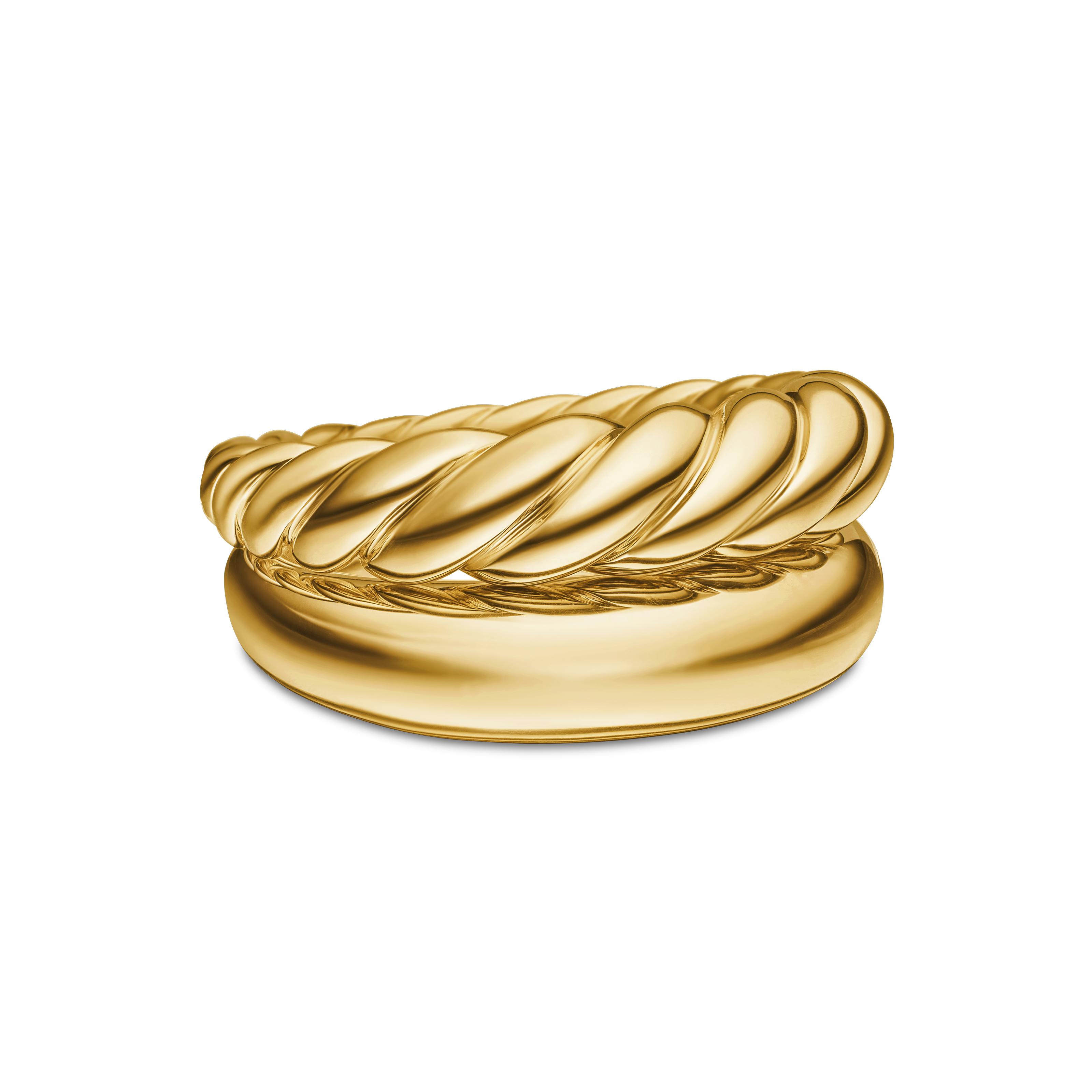 Pure Form® Stack Rings in 18K Yellow Gold, 11mm