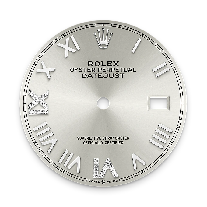 Silver dial