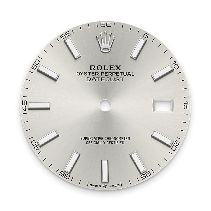 Silver dial