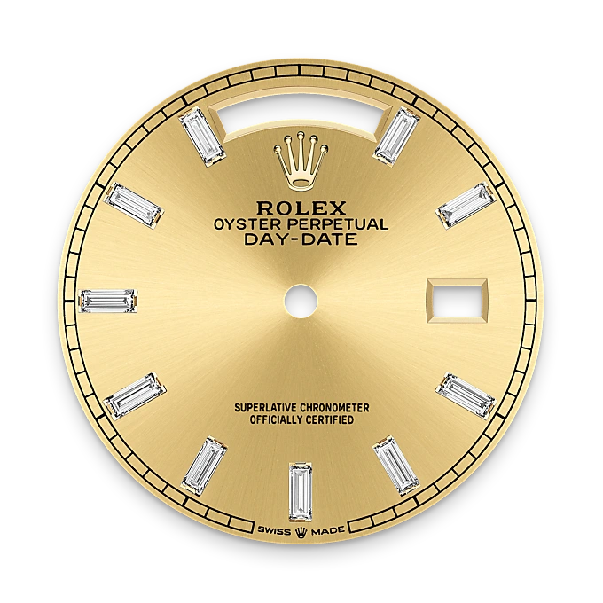 Champagne-colour dial