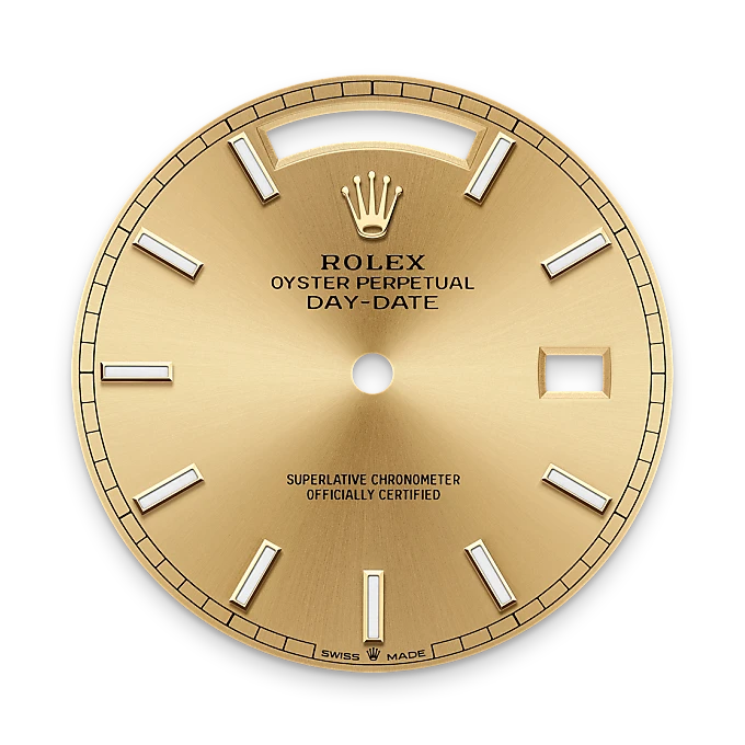 Champagne-colour dial